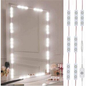 Led Vanity Mirror Lights, Hollywood Style Vanity Make Up Light, 10ft Ultra